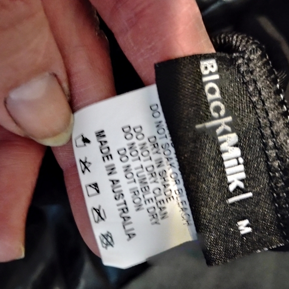 Black  Milk Latex Mini Skirt - Picture 6 of 6